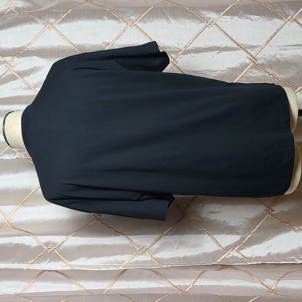 VERSACE V2 black men's t-shirt with blue logo size S - Picture 6 of 10